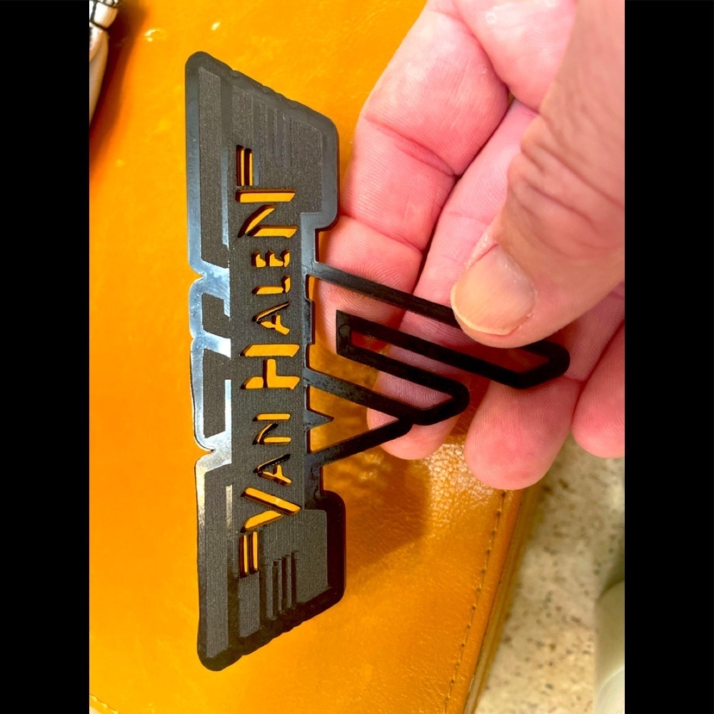 Acrylic Van Halen symbol 😜🎸
